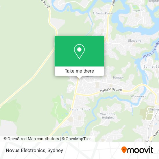 Novus Electronics map