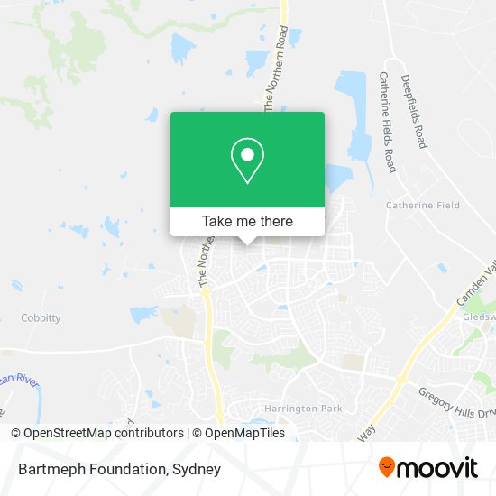 Bartmeph Foundation map