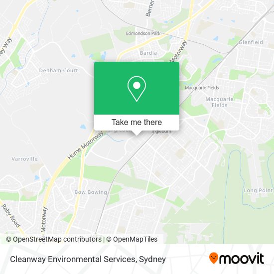 Cleanway Environmental Services map