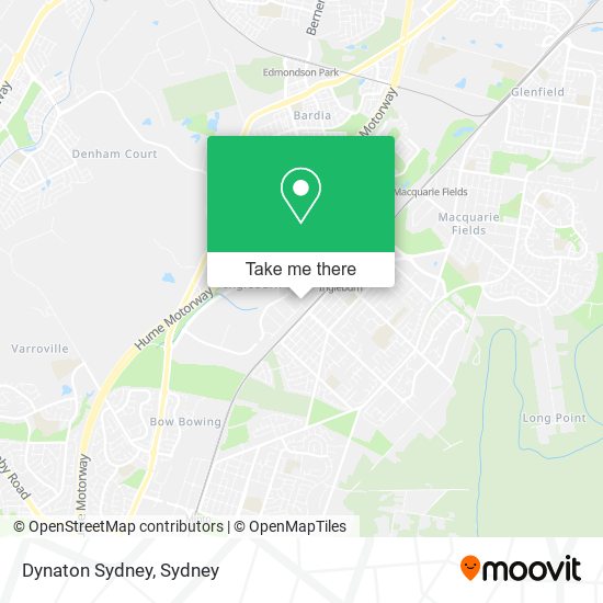 Dynaton Sydney map