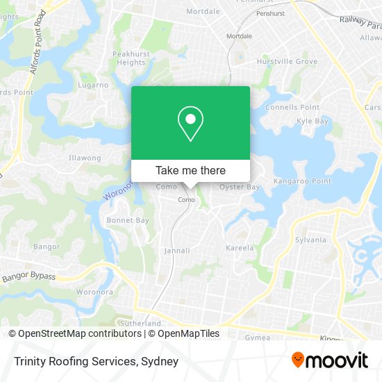 Trinity Roofing Services map