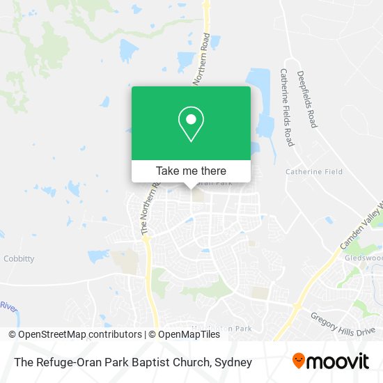 The Refuge-Oran Park Baptist Church map