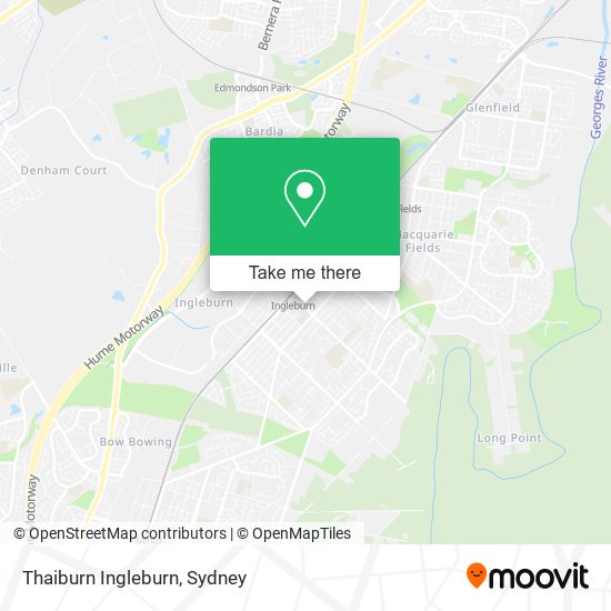 Mapa Thaiburn Ingleburn