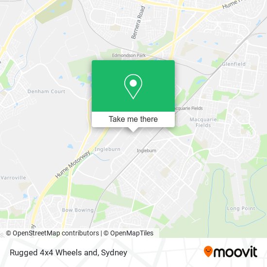 Rugged 4x4 Wheels and map