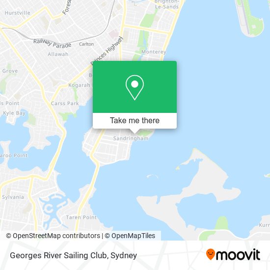 Georges River Sailing Club map