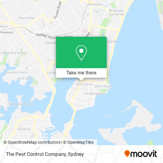 Mapa The Pest Control Company