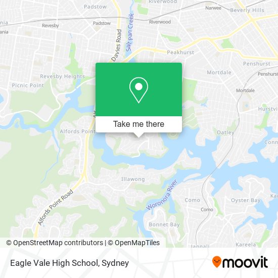 Eagle Vale High School map