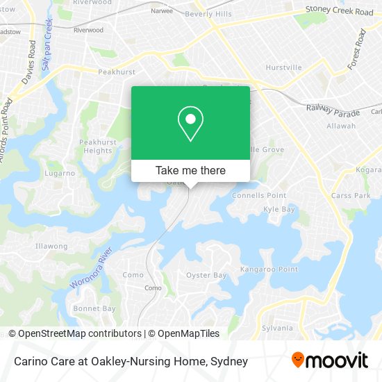 Carino Care at Oakley-Nursing Home map