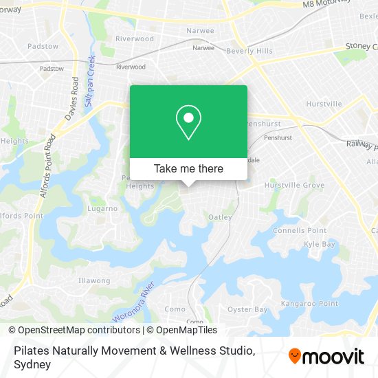 Mapa Pilates Naturally Movement & Wellness Studio