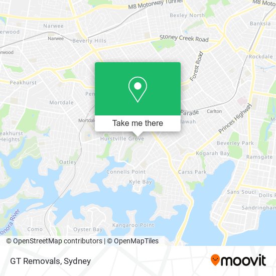 GT Removals map