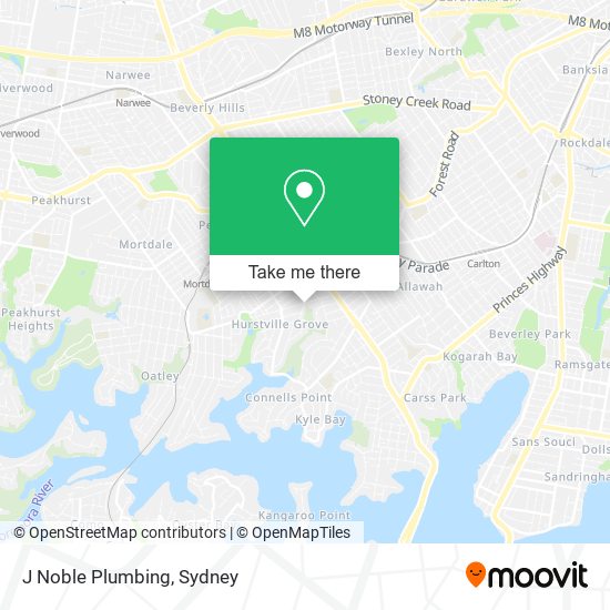 J Noble Plumbing map