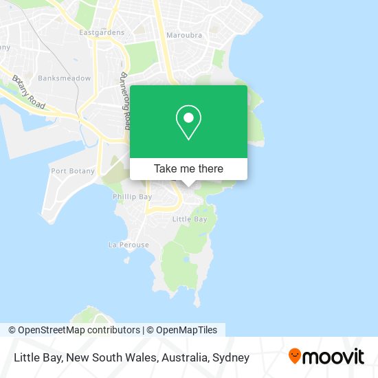 Little Bay, New South Wales, Australia map
