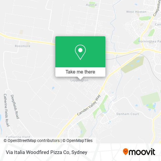 Via Italia Woodfired Pizza Co map