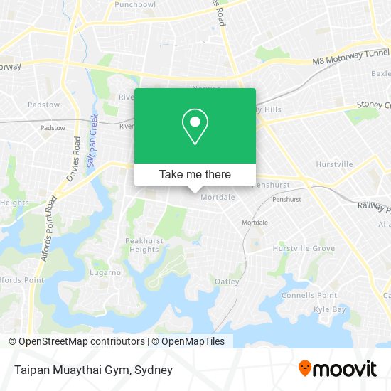 Taipan Muaythai Gym map