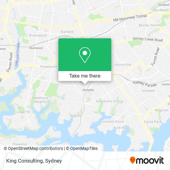 King Consulting map