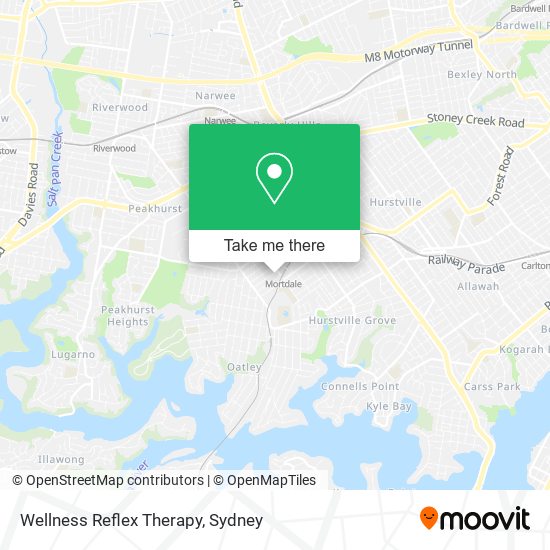 Wellness Reflex Therapy map