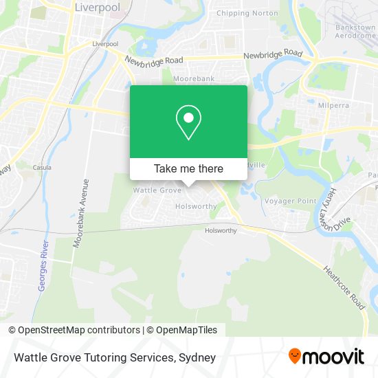 Wattle Grove Tutoring Services map