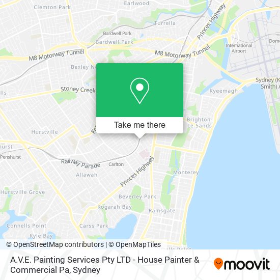 A.V.E. Painting Services Pty LTD - House Painter & Commercial Pa map