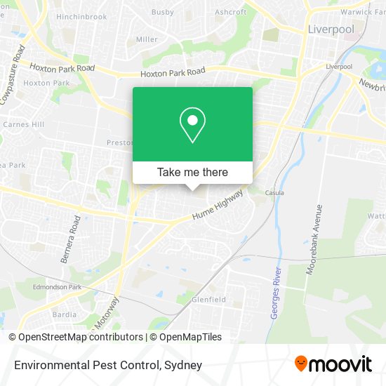 Environmental Pest Control map