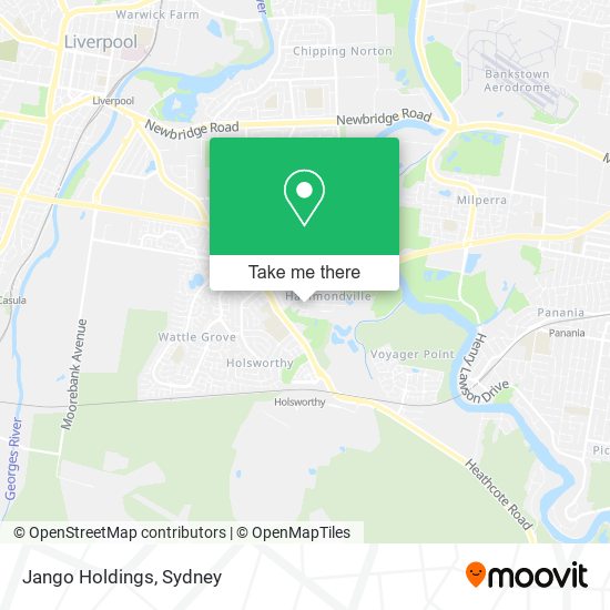 Jango Holdings map