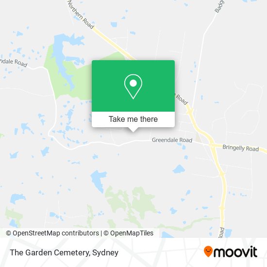 The Garden Cemetery map