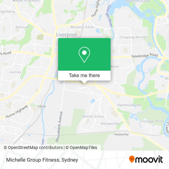 Michelle Group Fitness map