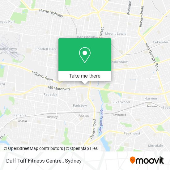 Duff Tuff Fitness Centre. map