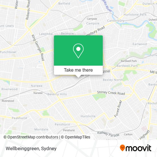 Mapa Wellbeinggreen