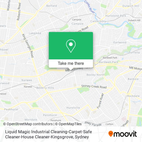 Liquid Magic Industrial Cleaning-Carpet-Safe Cleaner-House Cleaner-Kingsgrove map