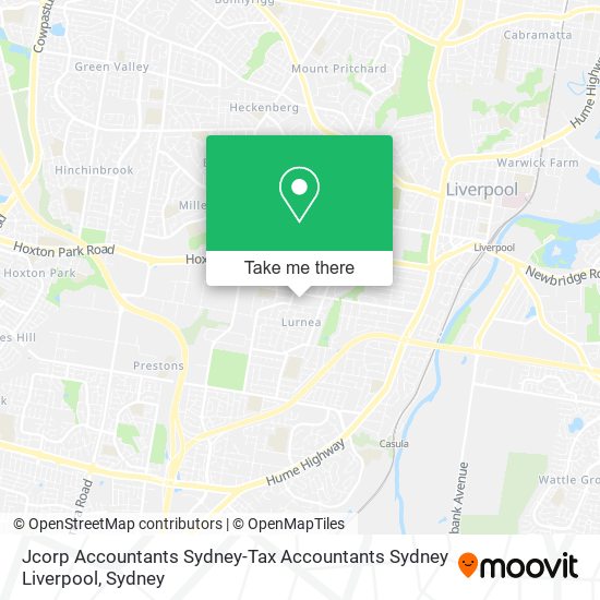 Jcorp Accountants Sydney-Tax Accountants Sydney Liverpool map