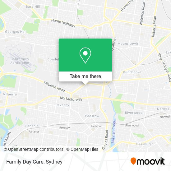 Family Day Care map