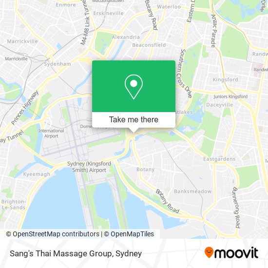 Sang's Thai Massage Group map