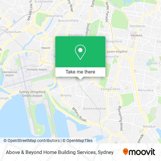 Above & Beyond Home Building Services map