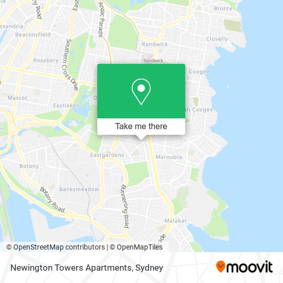 Newington Towers Apartments map