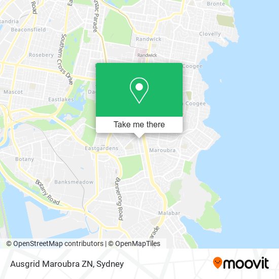 Ausgrid Maroubra ZN map