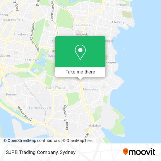 SJPB Trading Company map