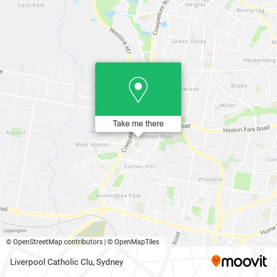 Liverpool Catholic Clu map