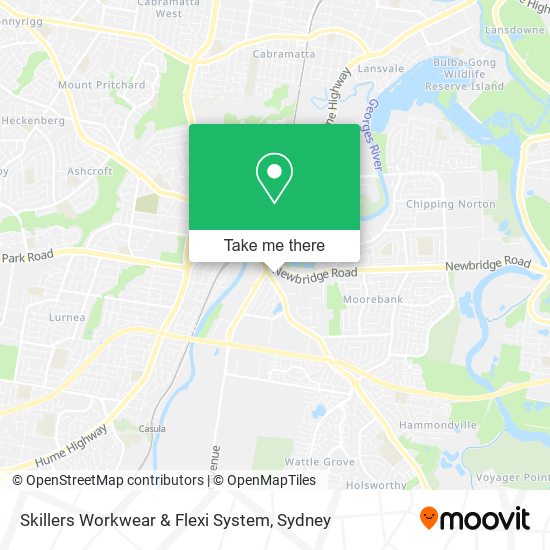 Skillers Workwear & Flexi System map