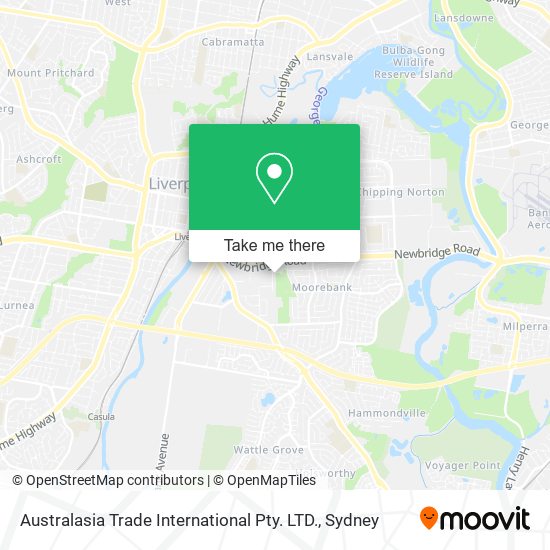 Australasia Trade International Pty. LTD. map