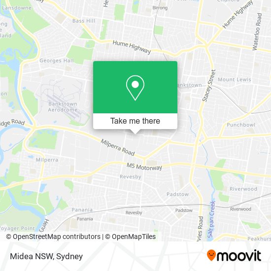 Midea NSW map