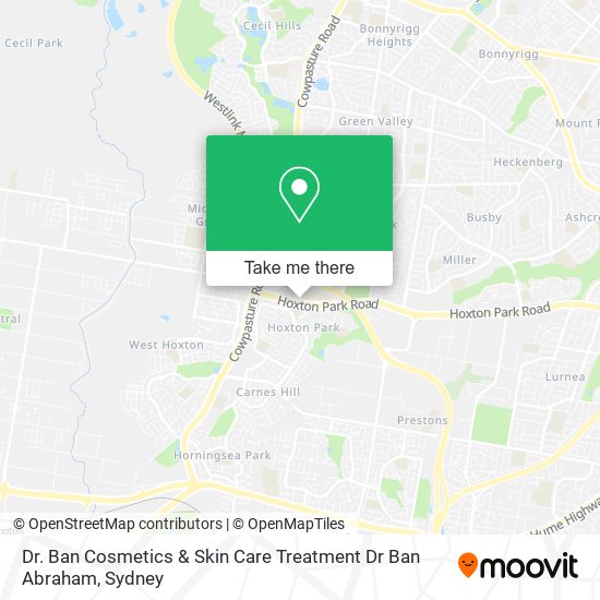 Dr. Ban Cosmetics & Skin Care Treatment Dr Ban Abraham map