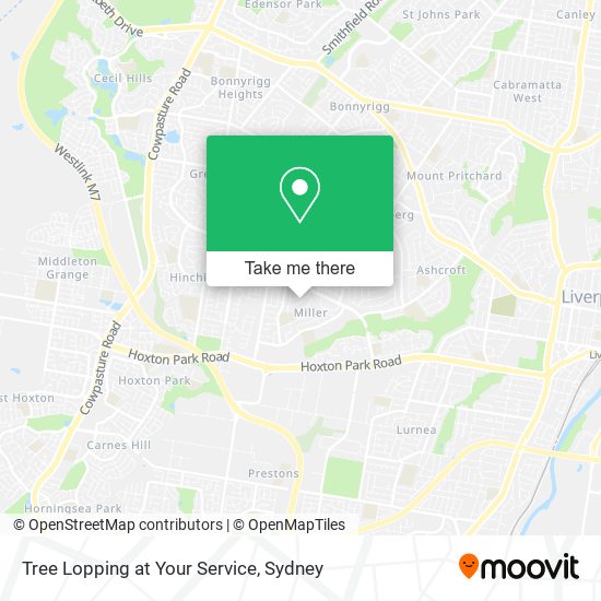 Tree Lopping at Your Service map