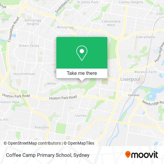 Coffee Camp Primary School map
