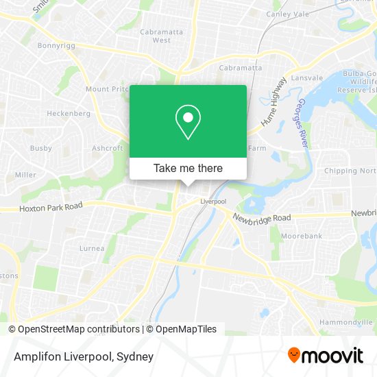 Amplifon Liverpool map