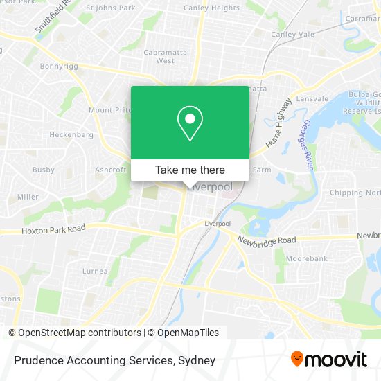 Prudence Accounting Services map