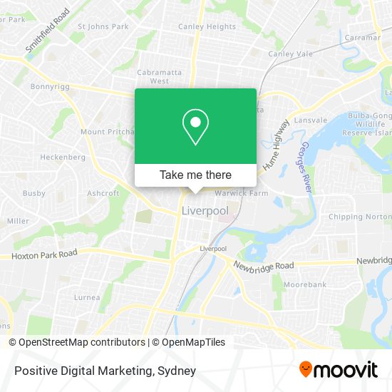 Positive Digital Marketing map