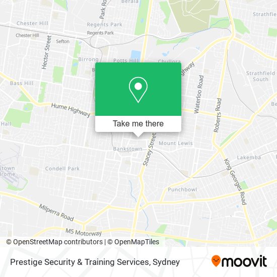 Mapa Prestige Security & Training Services