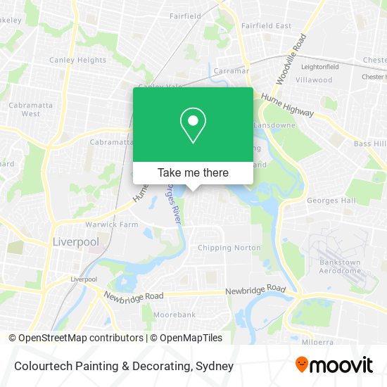 Colourtech Painting & Decorating map