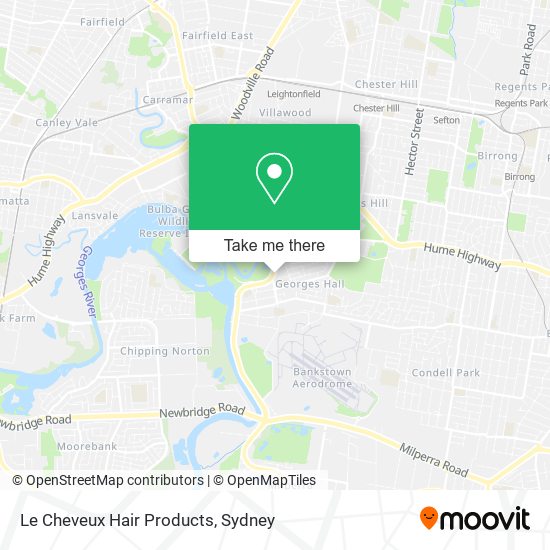 Le Cheveux Hair Products map