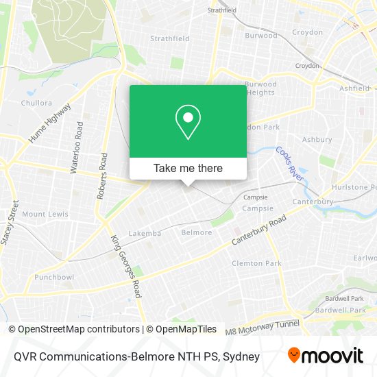QVR Communications-Belmore NTH PS map